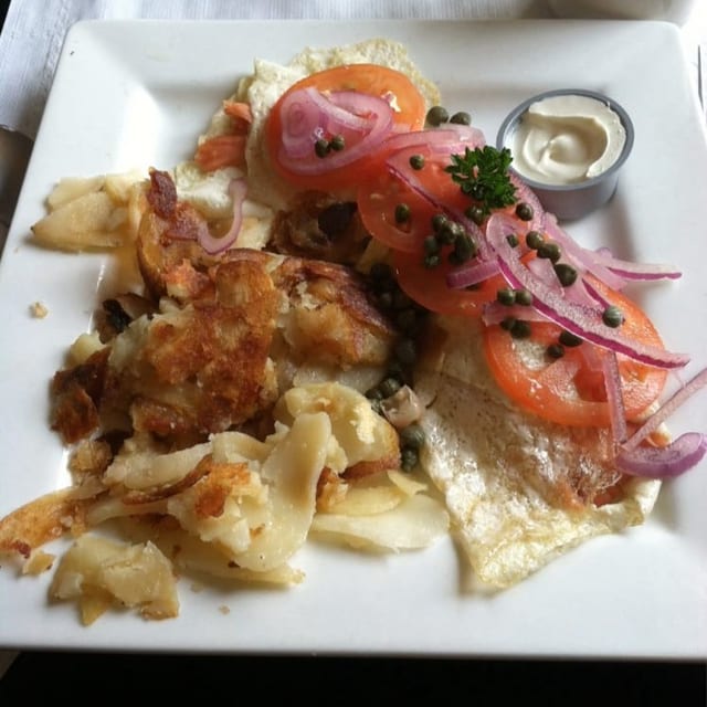 Salmon Omelet.