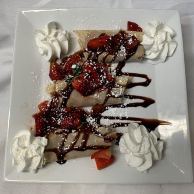 Chocolate Mousse Crepes.
